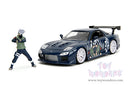 Hollywood Rides: Naruto Shippuden - Mazda RX-7 with Kakashi Hatake Dark Blue Diecast Jada Toys Figure