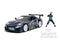 Hollywood Rides: Naruto Shippuden - Mazda RX-7 with Kakashi Hatake Dark Blue Diecast Jada Toys Figure