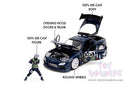 Hollywood Rides: Naruto Shippuden - Mazda RX-7 with Kakashi Hatake Dark Blue Diecast Jada Toys Figure