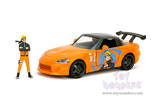 Cargue la imagen en el visor de la galería, Hollywood Rides: Honda S2000 With Naruto Diecast Jada Toys Figure
