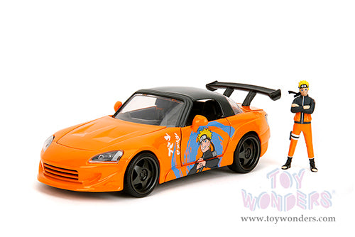 Cargue la imagen en el visor de la galería, Hollywood Rides: Honda S2000 With Naruto Diecast Jada Toys Figure
