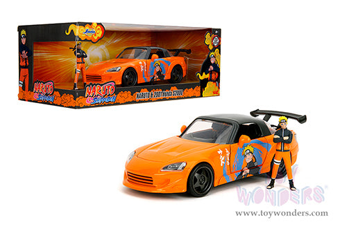 Cargue la imagen en el visor de la galería, Hollywood Rides: Honda S2000 With Naruto Diecast Jada Toys Figure
