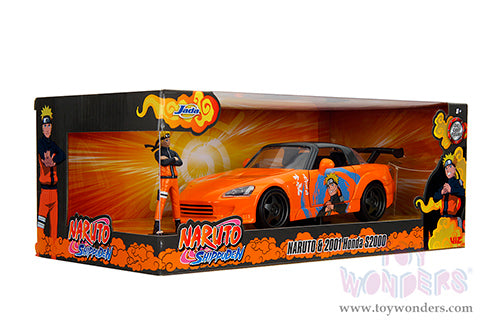 Cargue la imagen en el visor de la galería, Hollywood Rides: Honda S2000 With Naruto Diecast Jada Toys Figure
