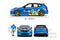 Hollywood Rides:  Sonic The Hedgehog - Subaru Impreza WRX STI with Sonic Diecast Figure