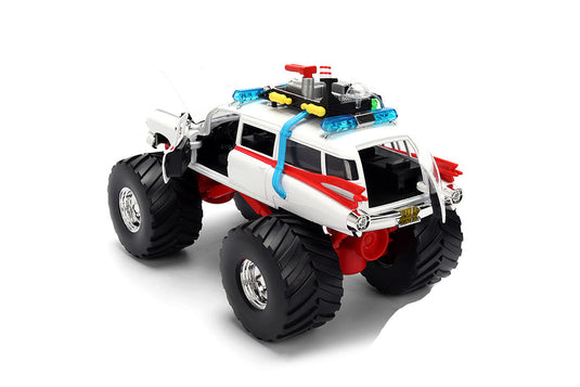 Toy monster truck with large wheels on a white background, featuring the brand 'Toy Wonders'.