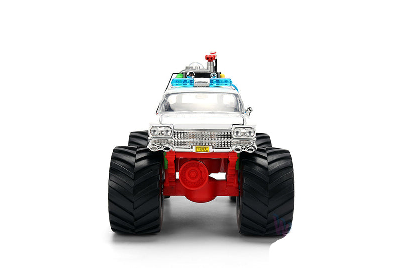 Cargue la imagen en el visor de la galería, Toy monster truck with large wheels on a white background, featuring the 'Toy Wonders' brand.
