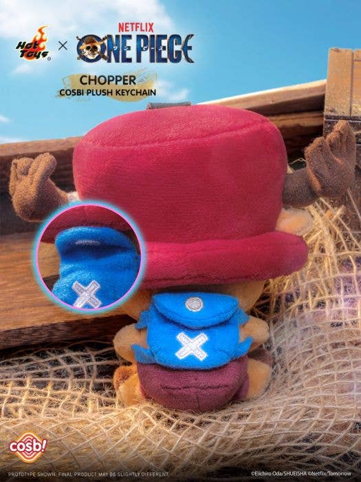 Load image into Gallery viewer, Hot Toys Cosbi One Piece Chopper 1Pc Plush Keychain
