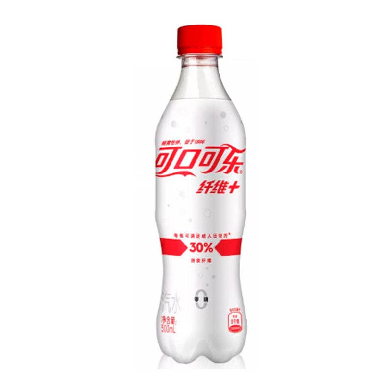 Cargue la imagen en el visor de la galería, Coca Cola Sugar Free Fiber+ 500ml (China)
