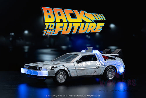 Load image into Gallery viewer, Toy Wonder Back To The Future 1: Delorean Time Machine with Light - 1:24 Die-Cast Car Jada

