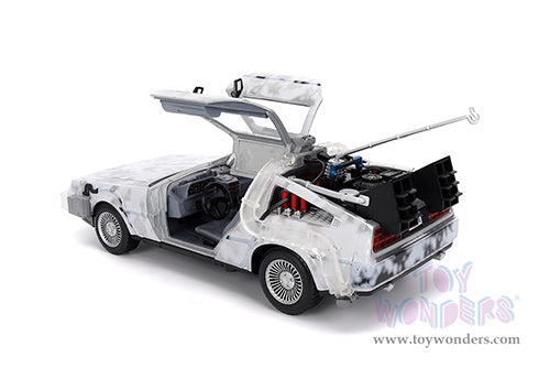 Toy Wonder Back To The Future 1: Delorean Time Machine with Light - 1:24 Die-Cast Car Jada