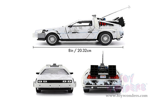 Toy Wonder Back To The Future 1: Delorean Time Machine with Light - 1:24 Die-Cast Car Jada