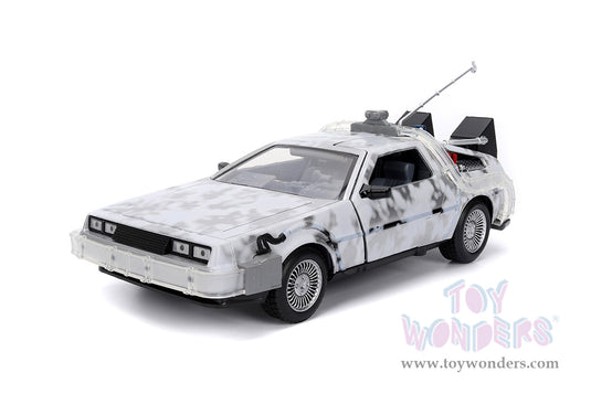 Toy Wonder Back To The Future 1: Delorean Time Machine with Light - 1:24 Die-Cast Car Jada