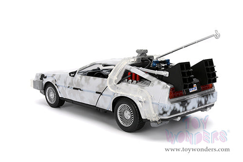Toy Wonder Back To The Future 1: Delorean Time Machine with Light - 1:24 Die-Cast Car Jada
