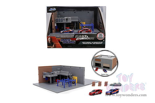 Toy Wonders Jada Toys Fast & Furious - Han's Garage Diorama Set 1/24 Scale Diecast Model Car