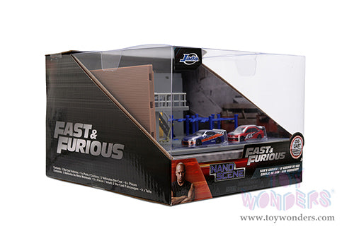 Toy Wonders Jada Toys Fast & Furious - Han's Garage Diorama Set 1/24 Scale Diecast Model Car