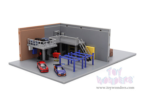 Toy Wonders Jada Toys Fast & Furious - Han's Garage Diorama Set 1/24 Scale Diecast Model Car