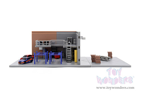 Toy Wonders Jada Toys Fast & Furious - Han's Garage Diorama Set 1/24 Scale Diecast Model Car