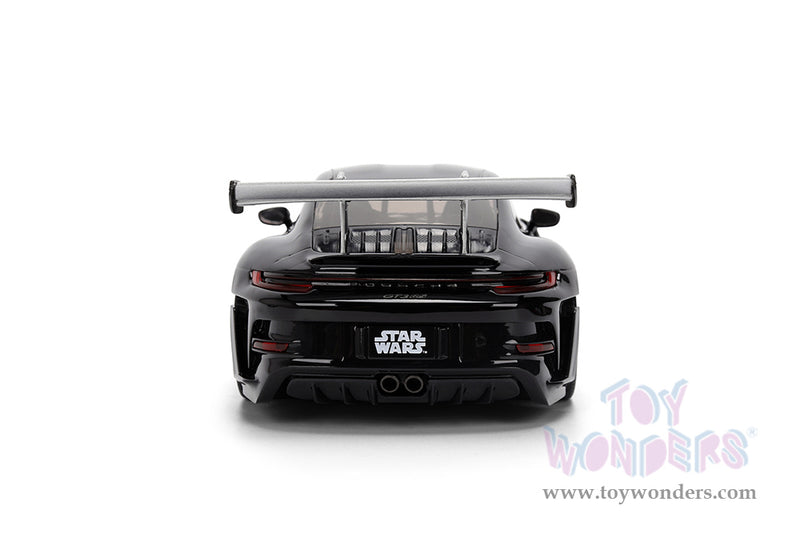 Chargez l'image dans la visionneuse de la galerie, Hollywood Rides Star Wars - Porsche 911 GT3 RS (992) with Darth Vader Figure Jada Toys
