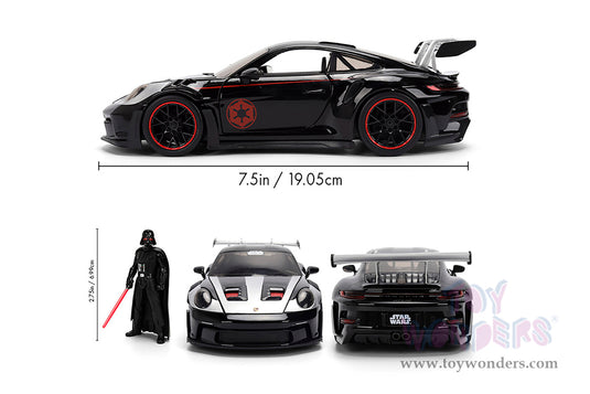 Hollywood Rides Star Wars - Porsche 911 GT3 RS (992) with Darth Vader Figure Jada Toys