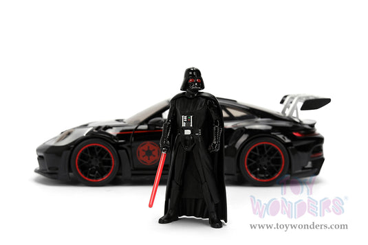 Hollywood Rides Star Wars - Porsche 911 GT3 RS (992) with Darth Vader Figure Jada Toys