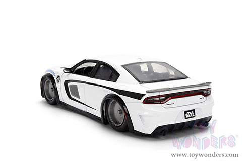 Cargue la imagen en el visor de la galería, Hollywood Rides Star Wars - Dodge Charger SRT Hellcat with Stormtrooper™ Figure Jada Toys
