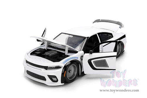 Cargue la imagen en el visor de la galería, Hollywood Rides Star Wars - Dodge Charger SRT Hellcat with Stormtrooper™ Figure Jada Toys
