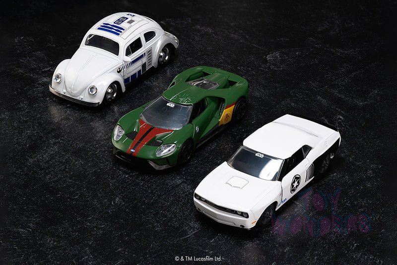 Load image into Gallery viewer, Hollywood Rides Star Wars - Ford GT Boba Fett 1/32 scale diecast Figure Jada Toys
