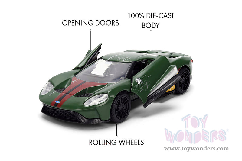 Load image into Gallery viewer, Hollywood Rides Star Wars - Ford GT Boba Fett 1/32 scale diecast Figure Jada Toys
