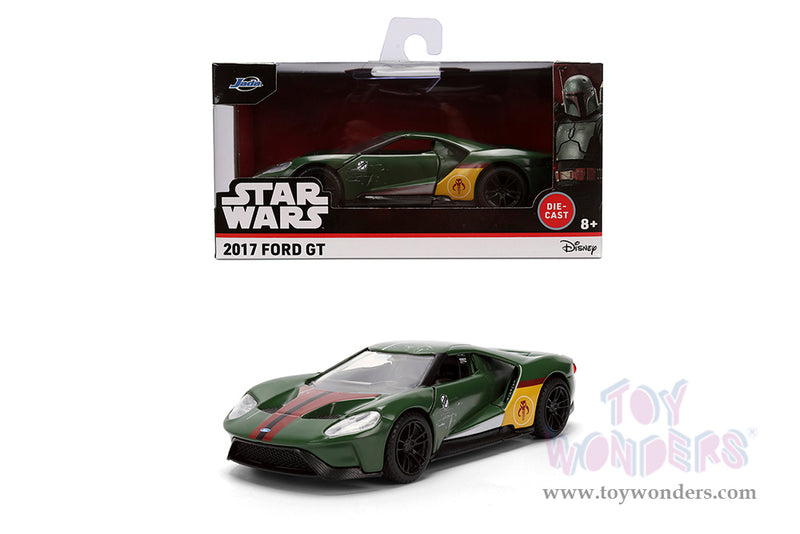 Load image into Gallery viewer, Hollywood Rides Star Wars - Ford GT Boba Fett 1/32 scale diecast Figure Jada Toys
