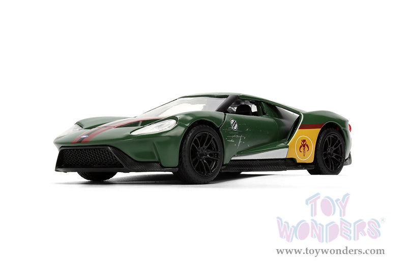 Load image into Gallery viewer, Hollywood Rides Star Wars - Ford GT Boba Fett 1/32 scale diecast Figure Jada Toys
