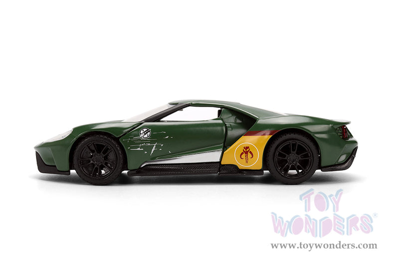 Load image into Gallery viewer, Hollywood Rides Star Wars - Ford GT Boba Fett 1/32 scale diecast Figure Jada Toys
