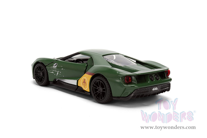 Load image into Gallery viewer, Hollywood Rides Star Wars - Ford GT Boba Fett 1/32 scale diecast Figure Jada Toys
