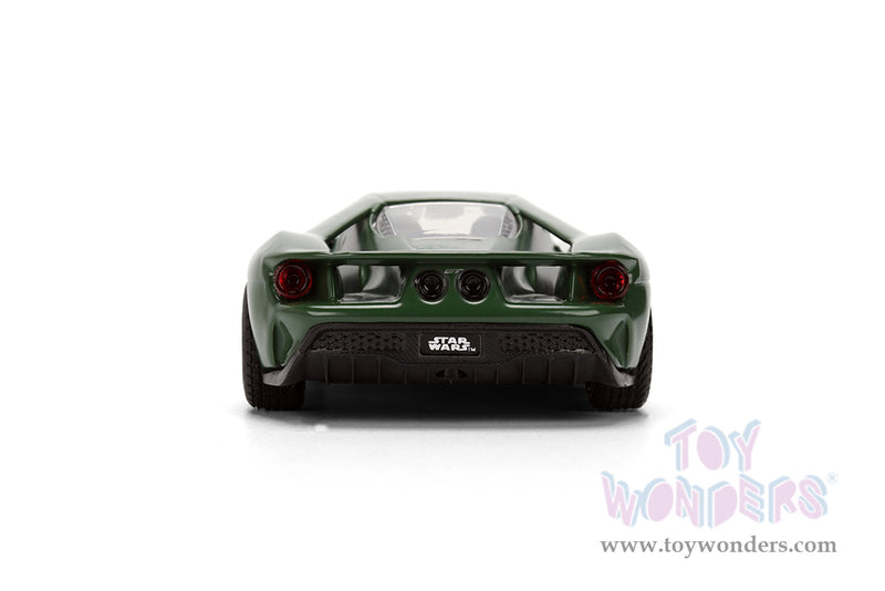 Load image into Gallery viewer, Hollywood Rides Star Wars - Ford GT Boba Fett 1/32 scale diecast Figure Jada Toys
