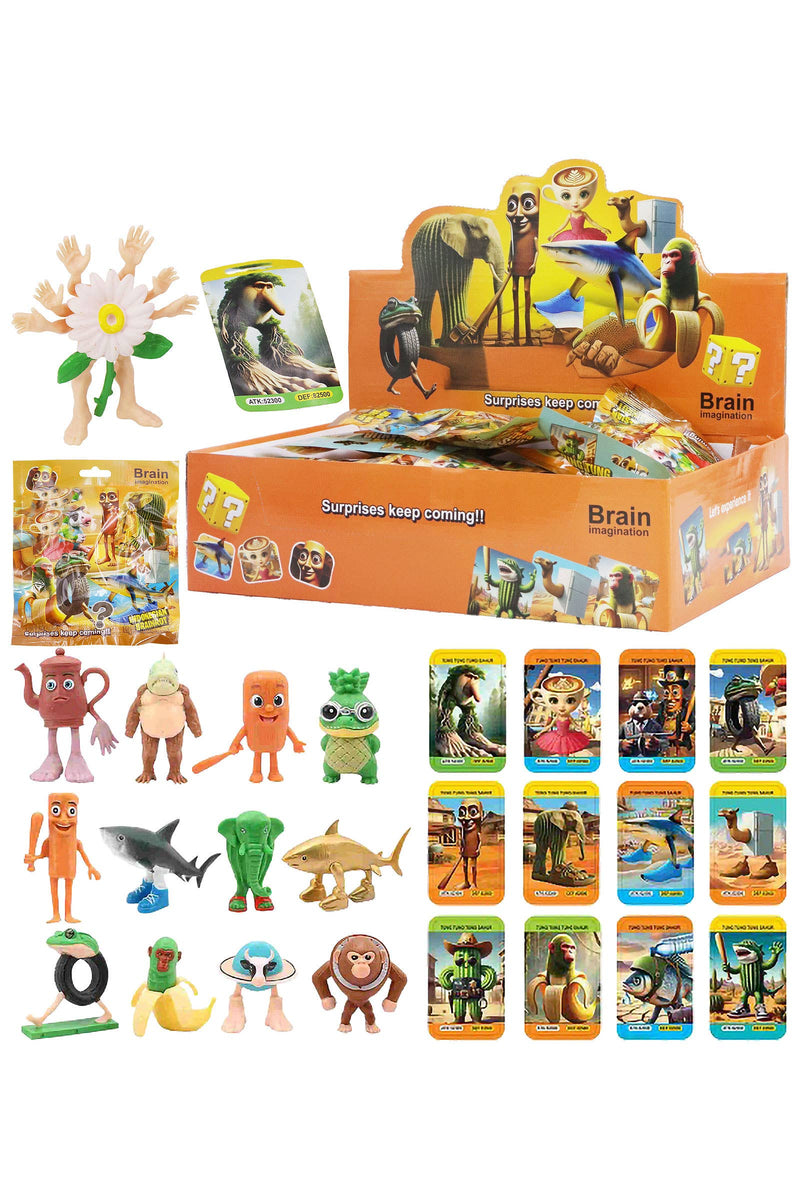 Cargue la imagen en el visor de la galería, Cap Zone Brain Rot - 1pc Playing Card  and Figurine Blind Bag
