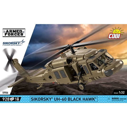 Cobi Armed Forces - Sikorsky UH-60 Black Hawk Helicopter Brick Toy