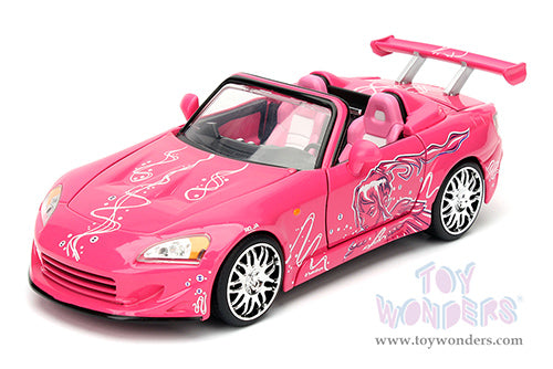 Cargue la imagen en el visor de la galería, Jada Toys Fast &amp; Furious - Twin Pack Brian's Nissan Skyline GT-R and Suki's Honda S20001/24 Scale Diecast Model Car
