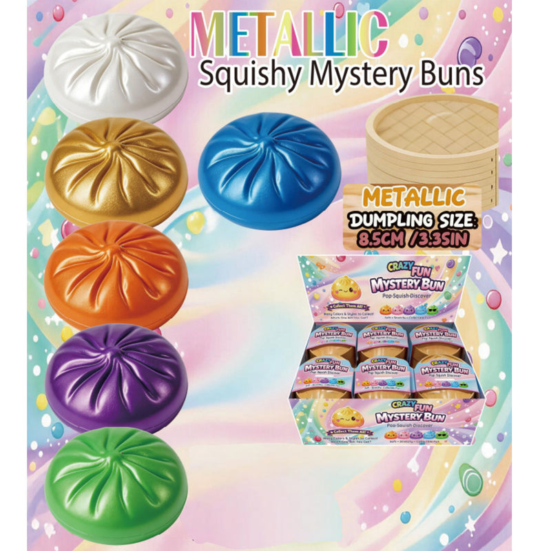 Cargue la imagen en el visor de la galería, Squishy Dumpling Buns - Mystery 1Pc Sensory Fidget Toy
