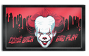 IT Pennywise - Come Back and Play Gel Coat 10" x 18" Framed MDF Wall Art