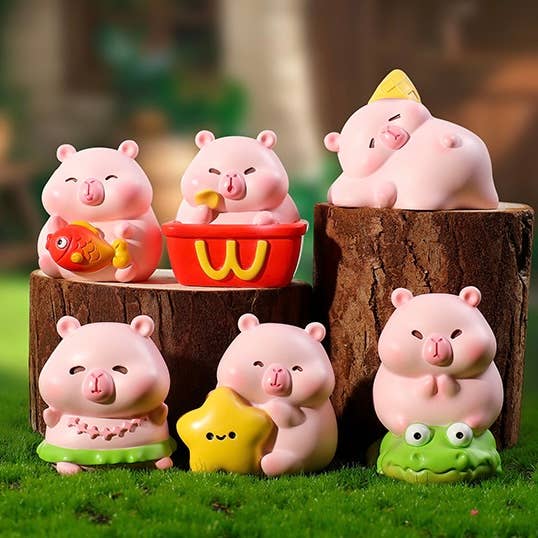 Cargue la imagen en el visor de la galería, BCmini - Pink Capybara 1Pc Blind Box
