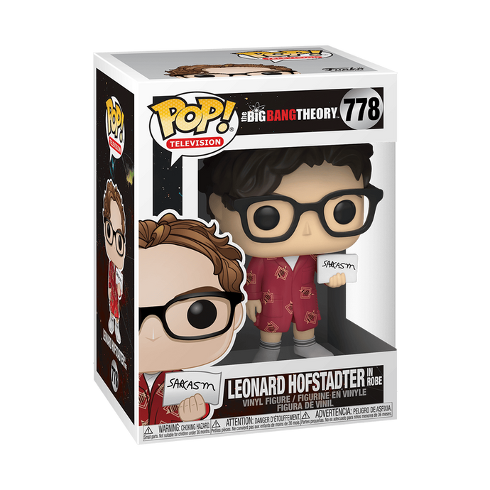 ¡Funko POP! TV: La teoría del Big Bang - Leonard Hofstadter en Robe 