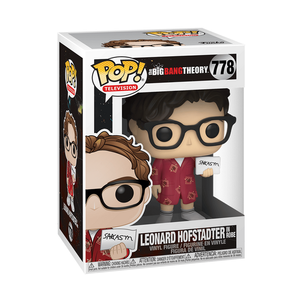 ¡Funko POP! TV: La teoría del Big Bang - Leonard Hofstadter en Robe 