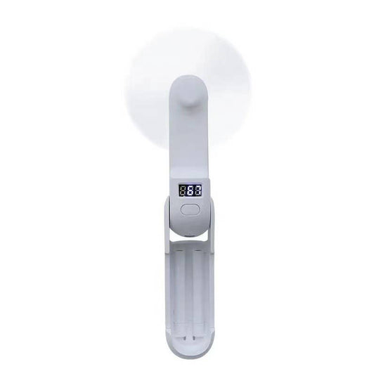 1pc Portable Fan with Power Bank