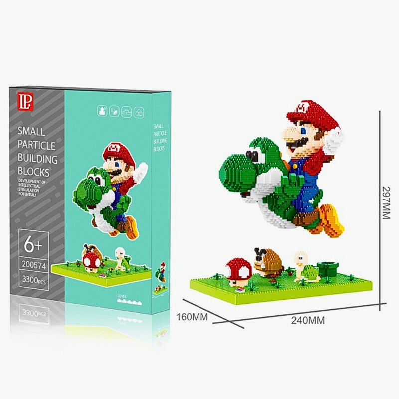 Load image into Gallery viewer, Pepper Joy Mario Kart - Super Mario Fly With Yoshi Free Limited Skeleton Figure
