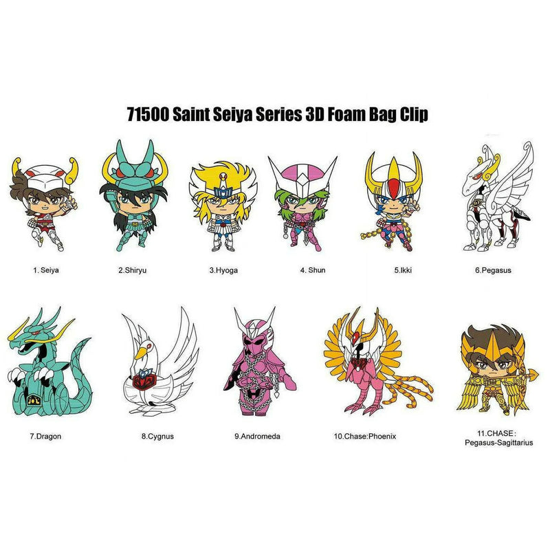 Load image into Gallery viewer, Monogram Saint Seya - Characters Series 1 3D Foam 1 Random Bag Clip Blind Bag
