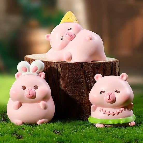 Cargue la imagen en el visor de la galería, BCmini - Pink Capybara 1Pc Blind Box
