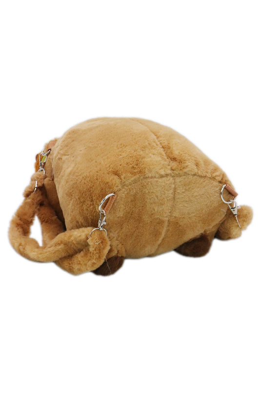 Baby Capybara Fuzzy Stuffed Plush Backpack