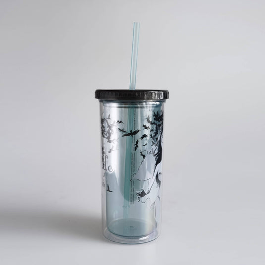 Corpse Bride with Crows 20oz Plastic Tall Cold Cup w Lid