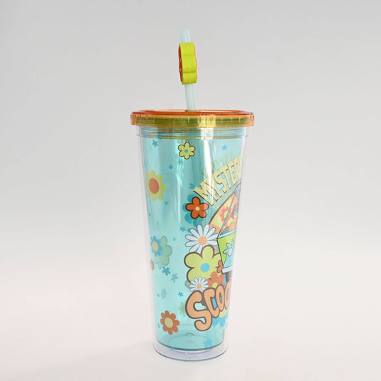 Scooby Doo Mystery Machine Flowers 24oz Plastic Cold Cup
