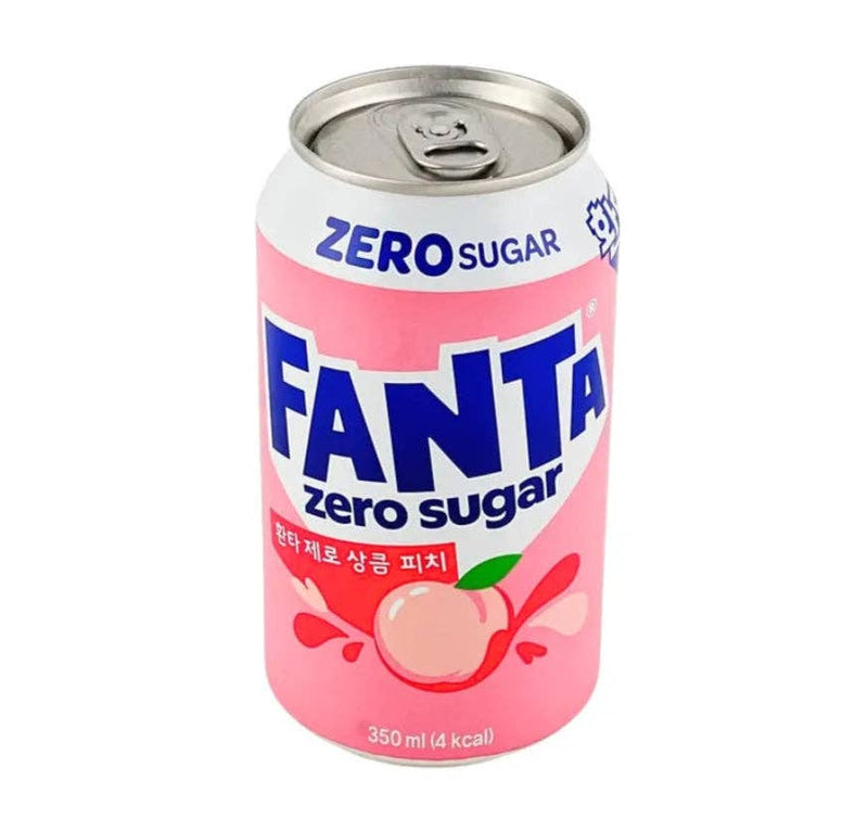 Cargue la imagen en el visor de la galería, Fanta Zero Sugar Refreshing Peach 350ml (Korea)
