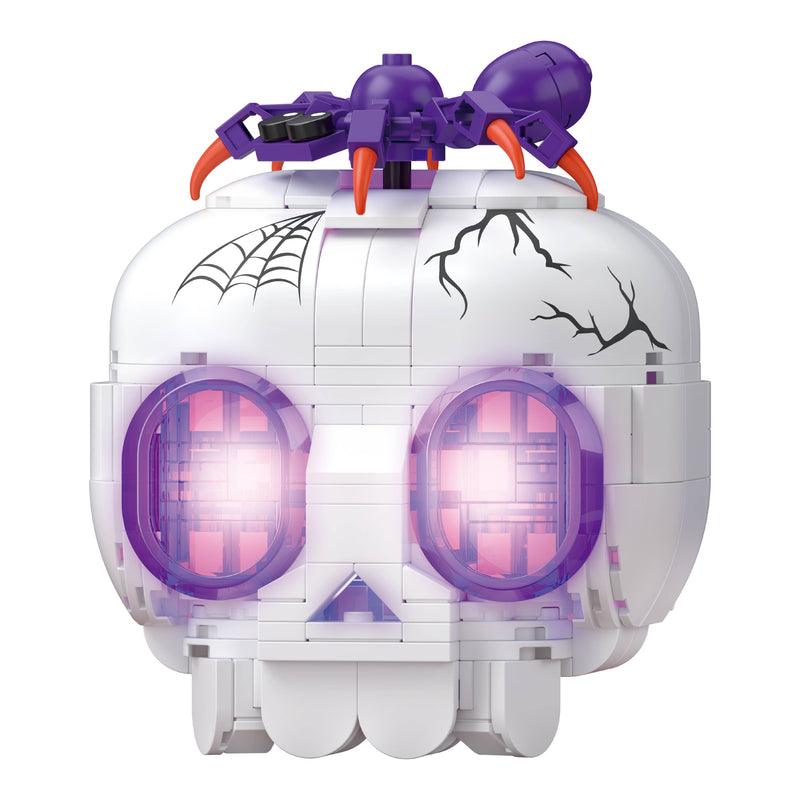 Load image into Gallery viewer, Brickcraft Light Up Skull Building Brick
